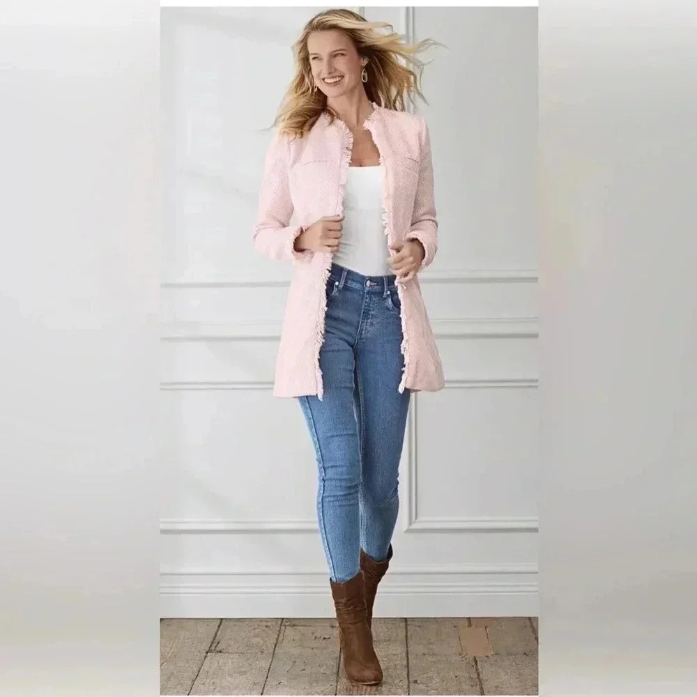 Pink Tweed Jacket